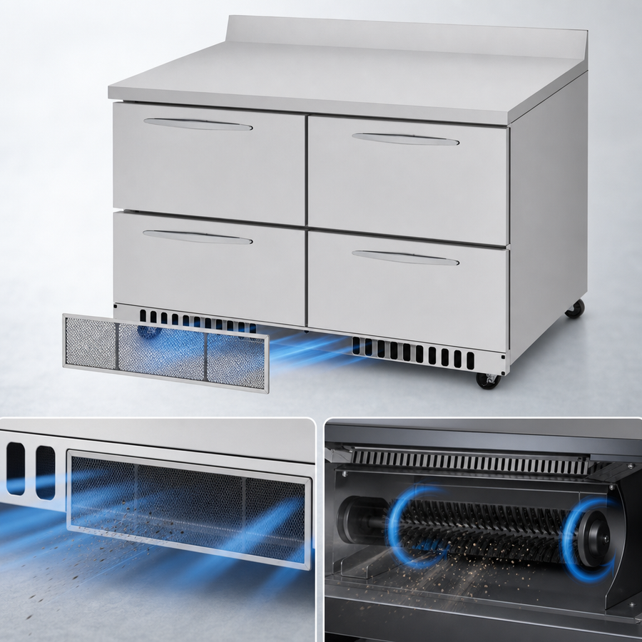 Self-Cleaning Condenser
