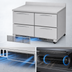 Thumbnail image #4 for Turbo Air PRO Series 48-1/4-Inch Front Breathing Worktop Refrigerator with 4 Drawers, 9.8 Cu. Ft.
