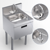 Thumbnail image #4 for Krowne Royal Series Freestanding Underbar Hand Sink Unit with Electronic Faucet and Dispensers