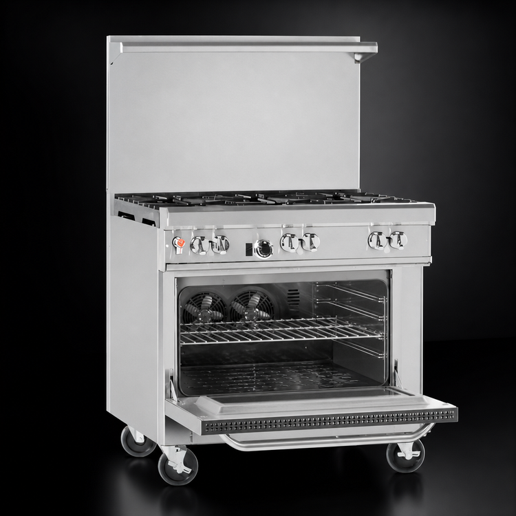 Product image #4 for Southbend Ultimate 36-Inch Commercial Gas Range with 5 Burners and Convection Oven
