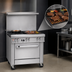 Thumbnail image #4 for Southbend Ultimate 36-Inch Gas Restaurant Range with 2 Open Burners, 24-Inch Charbroiler, and Standard Oven