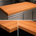 Thumbnail image #4 for Boos Block American Cherry Full-Length Rails Edge Grain Kitchen Countertop, 108 x 30 x 1-1/2 Inch, Oil Finish