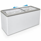 Thumbnail image #5 for Excellence Commercial Products HB-17HCD Dual-Temperature Chest Refrigerator/Freezer, 16.5 Cu. Ft., 2 Sliding Glass Doors, White