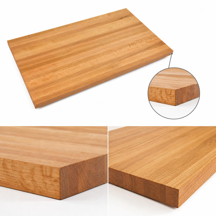 Product image #4 for John Boos Appalachian 48-Inch x 27-Inch Edge Grain Red Oak Island Countertop with Varnique Finish