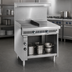 Thumbnail image #4 for Imperial Spec Series 36-Inch Heavy Duty Gas Range with 18-Inch Griddle, 18-Inch Hot Top, and Open Cabinet Base