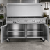 Thumbnail image #4 for Ultimate 60-Inch Commercial Gas Range with 10 Open Burners and 2 Cabinets