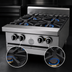 Thumbnail image #4 for Garland G Starfire Pro 24-Inch Modular Gas Restaurant Range, 4 Open Burners, Low-Profile Backguard