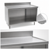 Thumbnail image #4 for Eagle Spec-Master Marine Counter Edge Open Front Work Table Cabinet, 96W x 30D, 14/304 Stainless Steel