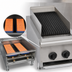 Thumbnail image #4 for Wells HDCB-1230G Countertop Natural Gas Charbroiler, 14 Inch Wide, 2 Cast Iron Radiant Burners