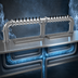 Thumbnail image #4 for Glastender 16-Faucet Glycol-Cooled 3-Column Pipe Bridge Draft Dispensing Tower, Countertop, Stainless Steel