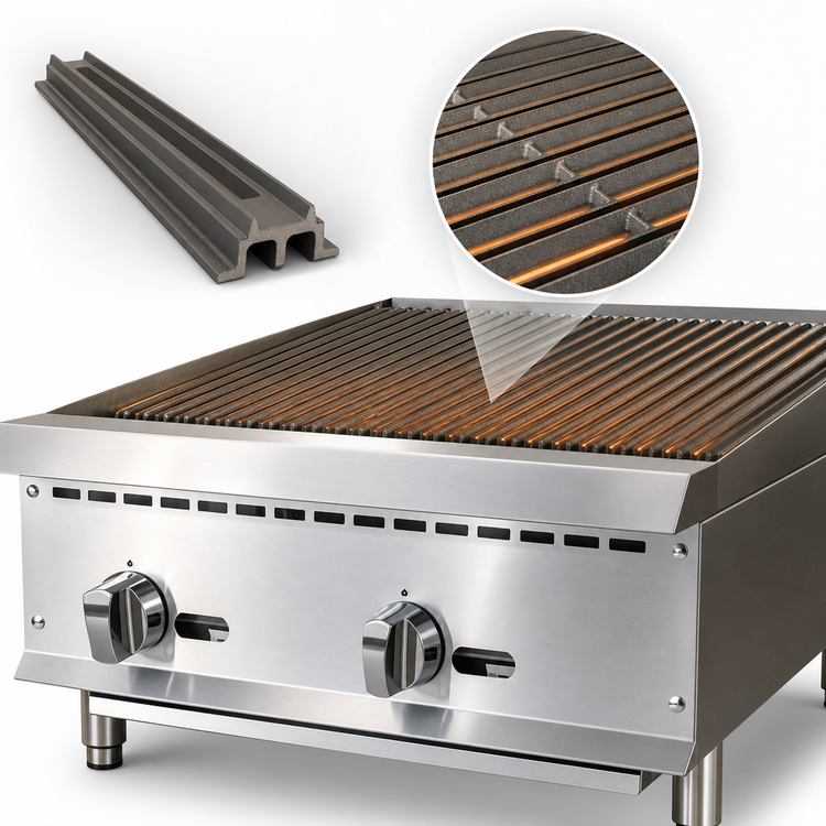 Product image #4 for IKON Cooking 24-Inch Natural Gas Radiant Charbroiler