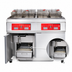 Thumbnail image #5 for Vulcan Four-Vat Electric Floor Fryer with Built-In KleenScreen PLUS Filtration and Programmable Computer Controls