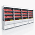 Thumbnail image #4 for Howard-McCray Ovation Series Self-Contained Meat Open Merchandiser, 39-Inch Wide x 72-Inch High, LED, White