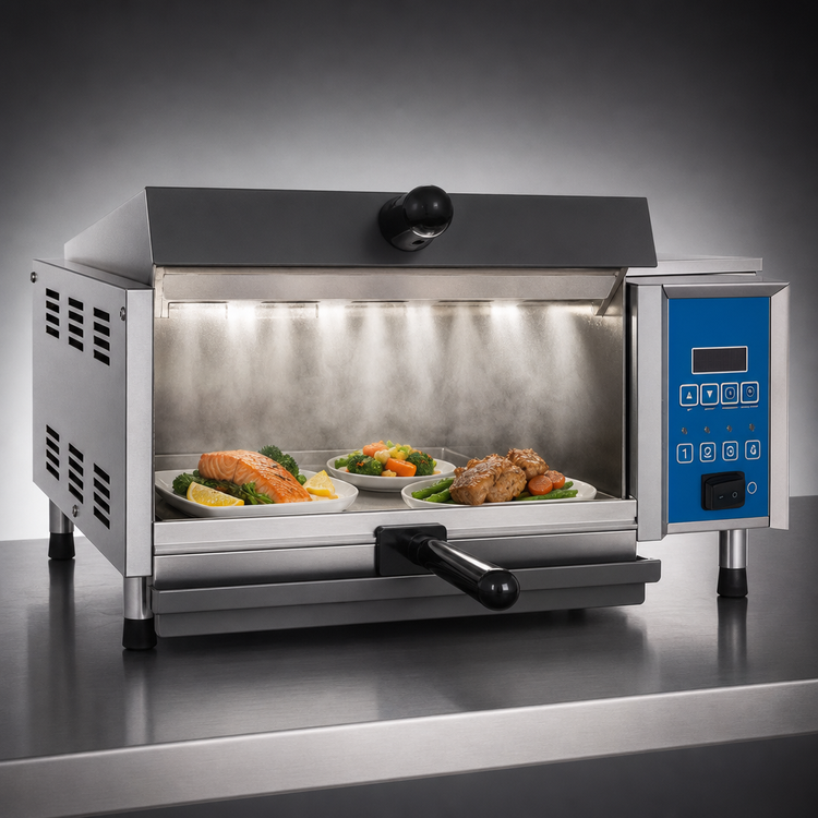 Product image #4 for Antunes Miracle Steamer Spatula-Style Countertop Steamer with Self-Contained Reservoir, 208V