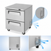 Thumbnail image #4 for Turbo Air Super Deluxe Two-Drawer Undercounter Freezer, 27-1/2