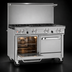 Thumbnail image #4 for Southbend Ultimate 48-Inch Gas Restaurant Range with 7 Open Burners, Convection Oven and Cabinet Base, 265,000 BTU