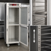 Thumbnail image #4 for Metro C5 6 Series Mobile Full-Height Heated Holding Cabinet with Dutch Double-Pane Tempered Glass Doors and Universal Adjustable Slides
