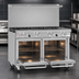 Thumbnail image #4 for Southbend Ultimate 48-Inch Gas Restaurant Range with 7 Open Burners and Dual Space Saver Ovens
