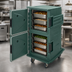 Thumbnail image #5 for Cambro Camtherm Tall Profile Electric Hot Holding Cart with Double Doors, Granite Green