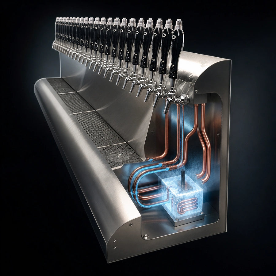 Glycol-Cooled Beverage Path