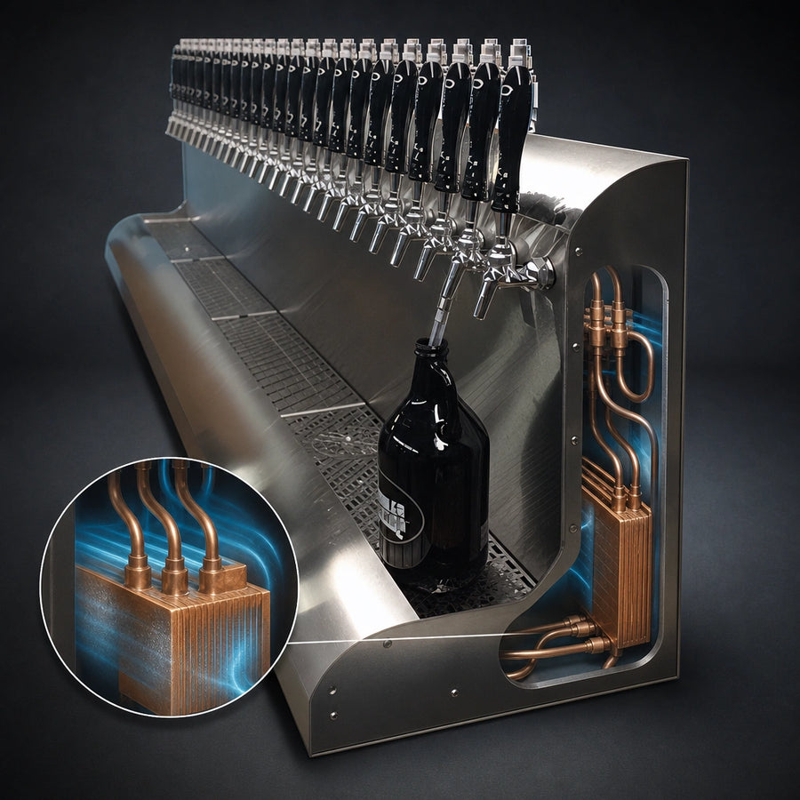 Glycol-Cooled Beverage Path