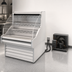Thumbnail image #4 for Howard-McCray 35E Series Low-Profile Curved Glass Remote Open Merchandiser, 51-Inch, White