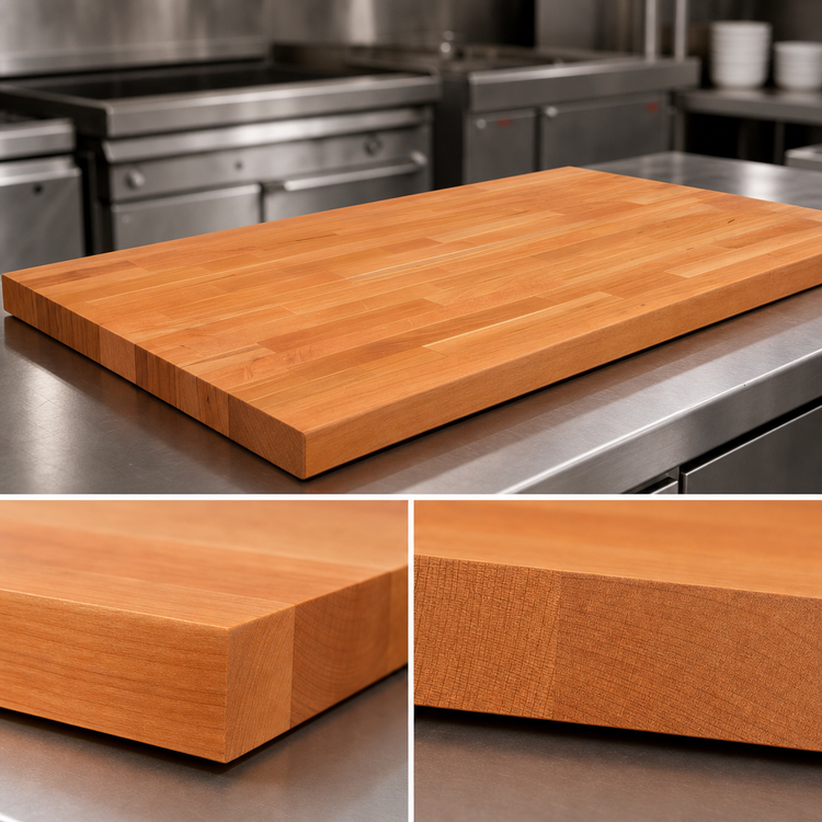 Product image #4 for Boos Block American Cherry Edge Grain Kitchen Countertop, 72 x 25 x 1-1/2 Inch, Varnique Finish