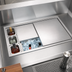 Thumbnail image #4 for Top Shelf 42-Inch Underbar Bottle Well with Ice Chest Cover Assembly, 3-Bottle Capacity