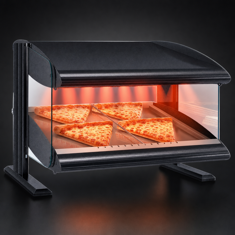 Product image #4 for Hatco 48-Inch Countertop Slant Heated Food Merchandiser Warmer with LED Lighting