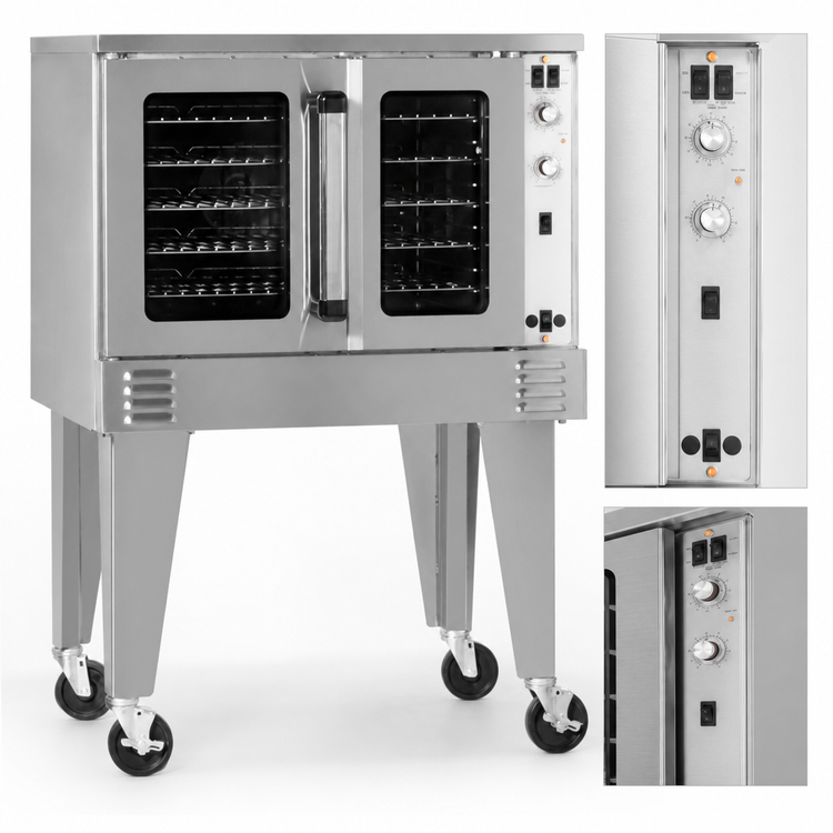Product image #3 for Southbend Platinum Full-Size Single Deck Gas Convection Oven, 50,000 BTU