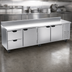 Thumbnail image #4 for Beverage-Air 119-Inch Four-Section Worktop Refrigerator with 2 Drawers and 3 Doors