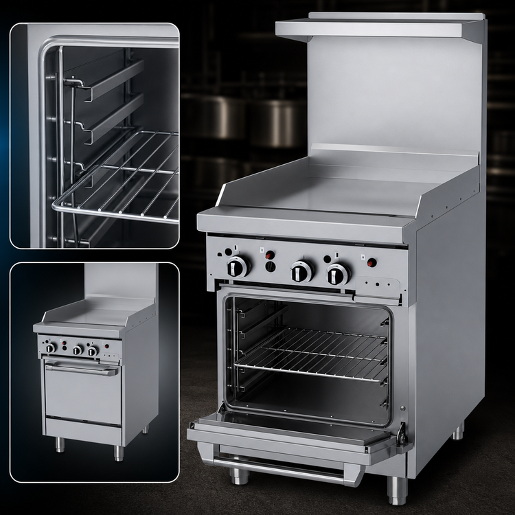 Product image #4 for Garland GF Starfire Pro 24-Inch Gas Restaurant Range with Thermostatic Griddle and Space-Saver Oven
