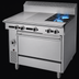 Thumbnail image #4 for Garland Cuisine 36-Inch Heavy Duty Natural Gas Range with 2 Open Burners, 2 Hot Tops, and Convection Oven