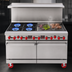 Thumbnail image #4 for American Range 60-Inch Commercial Gas Range with 36-Inch Griddle, 4 Open Burners, and 2 Convection Ovens