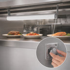 Thumbnail image #4 for Vollrath FC-4SH-42120-WH-IN 42-Inch Low-Profile Unlighted Heat Strip Lamp, Aluminum, White, Remote Infinite Switch