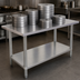 Thumbnail image #4 for 84-Inch x 24-Inch Stainless Steel Work Table with Undershelf