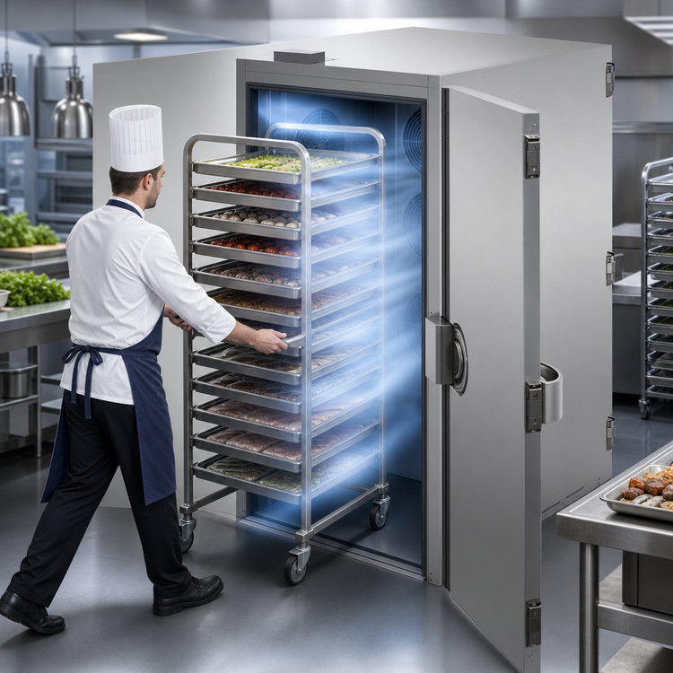 Product image #4 for Irinox MultiFresh MF 350.2 3T Roll-In Blast Chiller/Shock Freezer with Remote Condensing Unit