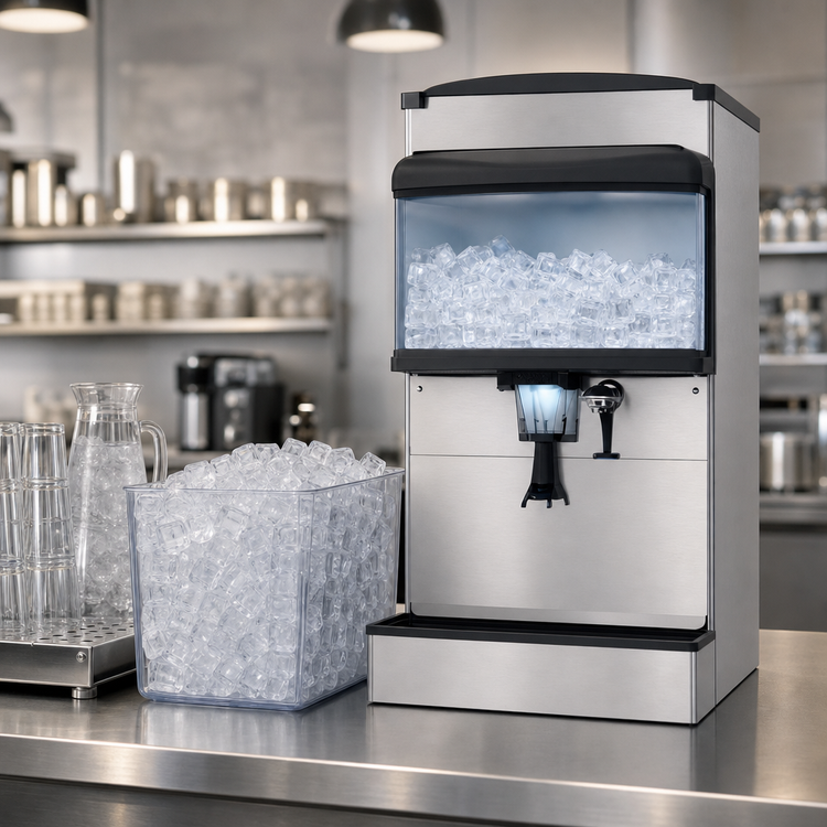 Product image #4 for Hoshizaki 22-Inch Countertop Ice & Water Dispenser with 200-Lb Ice Capacity