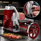 Thumbnail image #4 for Berkel 330M-STD 13-Inch Manual Fly Wheel Meat Slicer with Automatic Feed, Stainless Steel and Anodized Aluminum Construction