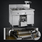 Thumbnail image #4 for Imperial (Middleby) IFSCB250E Electric Two-Tank Floor Fryer, 50 lb. Each, Built-In Filter, Dump Station