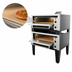 Thumbnail image #5 for Peerless CW42P Double-Stacked Gas Pizza Deck Oven with 42 x 32 Inch Stone Decks