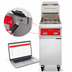 Thumbnail image #5 for Vulcan PowerFry5 High-Efficiency Freestanding Gas Fryer, 21-Inch, 65-70 lb Capacity, Computer Controls