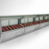 Thumbnail image #4 for Howard-McCray 32E Series 74-Inch Remote Single Duty Red Meat Service Case with LED Lighting