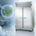 Thumbnail image #4 for Dealer's Choice 2-Section Reach-In Freezer with Full-Height Solid Doors, Self-Contained, 115V