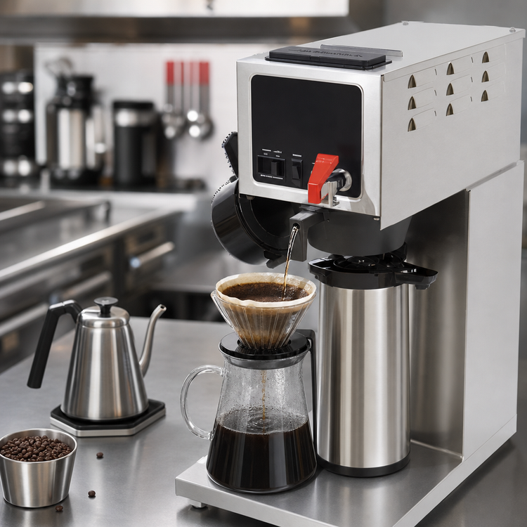 Product image #4 for Bloomfield Integrity Automatic Fill Single Airpot Coffee Brewer with Hot Water Faucet, 120V
