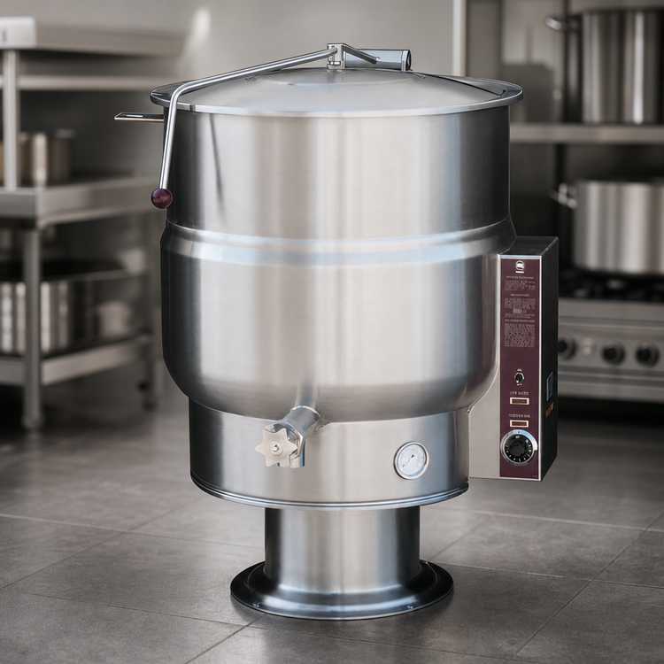 Product image #4 for Crown EP-25 Electric 25-Gallon Pedestal Steam Kettle