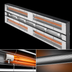 Thumbnail image #4 for Hatco Glo-Ray 84-Inch Max Watt Dual Infrared Strip Heater, Unlighted, Aluminum, 4.8 kW