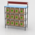 Thumbnail image #4 for Metro Chain Reaction To-Go Order Pick-Up Station with Sign, 48-Inch x 18-Inch Shelves