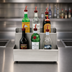 Thumbnail image #4 for Advance Tabco Underbar Basics Double-Tier Stainless Steel Speed Rail, 12 Inch, 6-Bottle Capacity