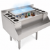 Thumbnail image #4 for John Boos Slim-Line 42-Inch Casino Jockey Box Ice Bin / Cocktail Unit with 10-Circuit Cold Plate
